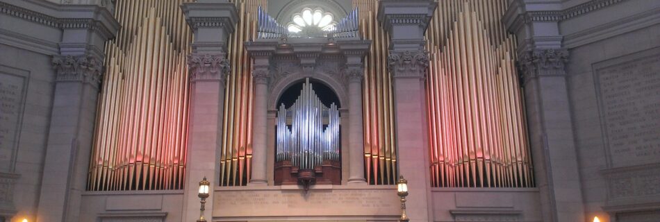 Rehearsing at The Mother Church in Boston, MA